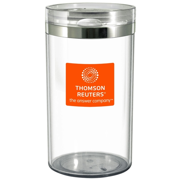 Handsome hinged acrylic canister offers classic design and ultimate functionality.... from ASI 80060 VisionUSA