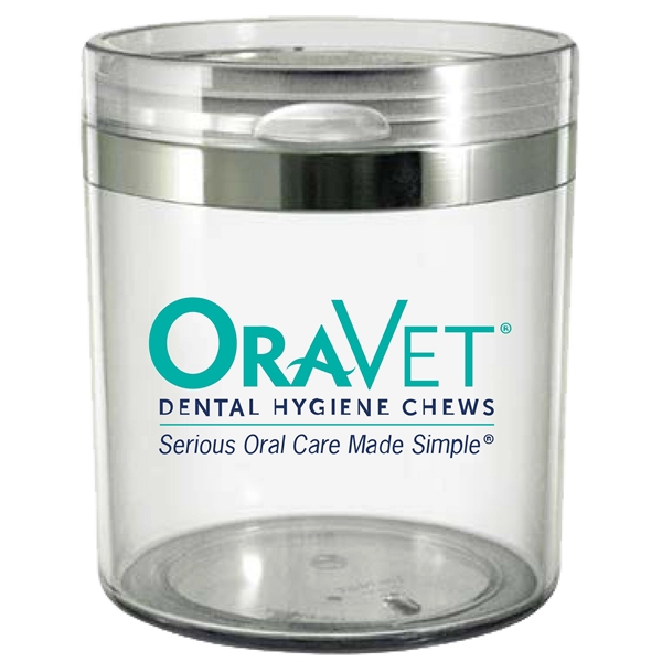 Handsome hinged acrylic canister offers classic design and ultimate functionality.... from ASI 80060 VisionUSA