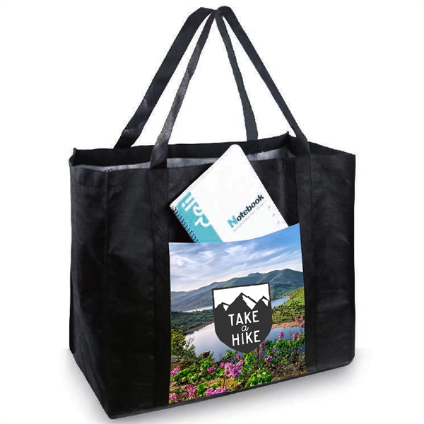 18" x 15" x  10" open tote with slip pocket... from ASI 37980 Bagworld