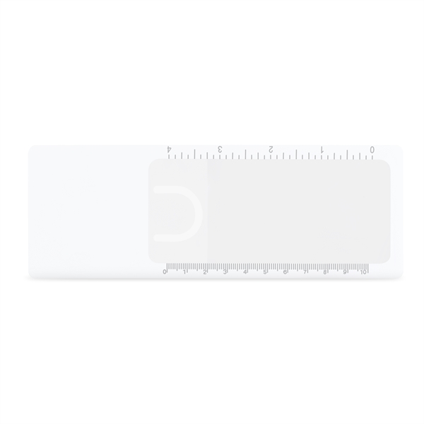 Page Marker Magnifier. 4X magnification. Fresnel lens. Side ruler markings in... from ASI 34040 Alexander Mfg Co