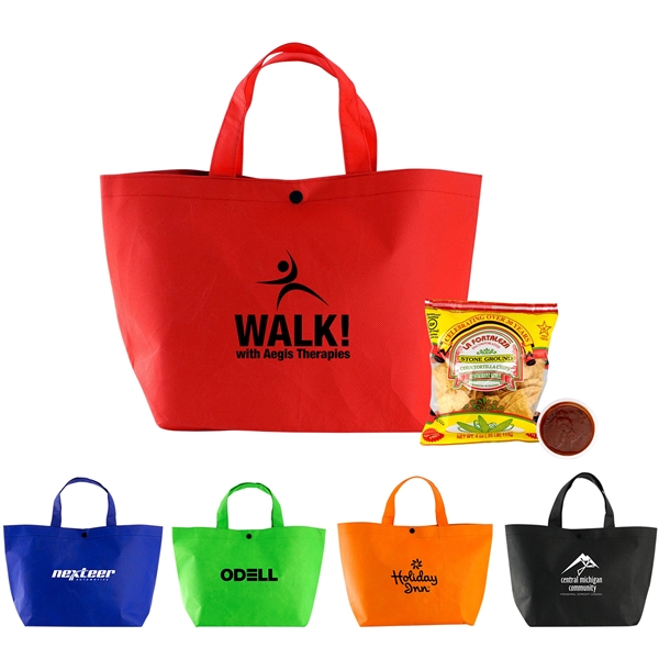 Chips & Salsa Snap Tote... from ASI 30208 A P Specialties / AP Specialties