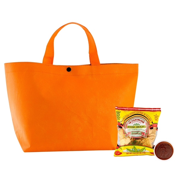 Chips & Salsa Snap Tote... from ASI 30208 A P Specialties / AP Specialties