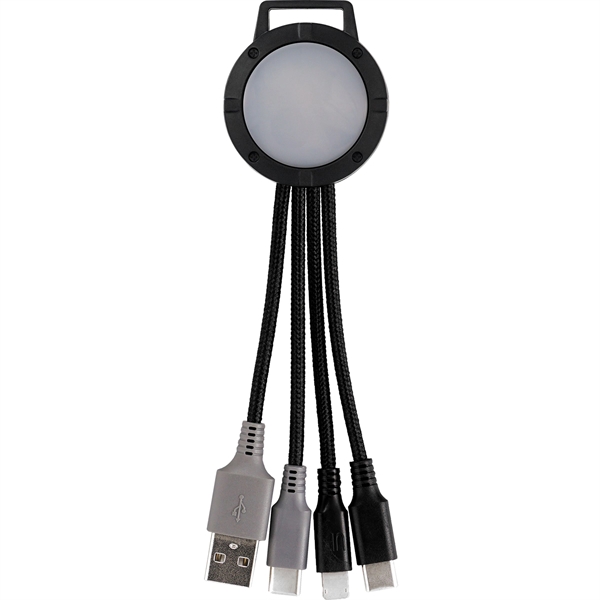 Light Up Two Tone 3-in-1 Duo Charging Cable... from ASI 30208 A P Specialties / AP Specialties