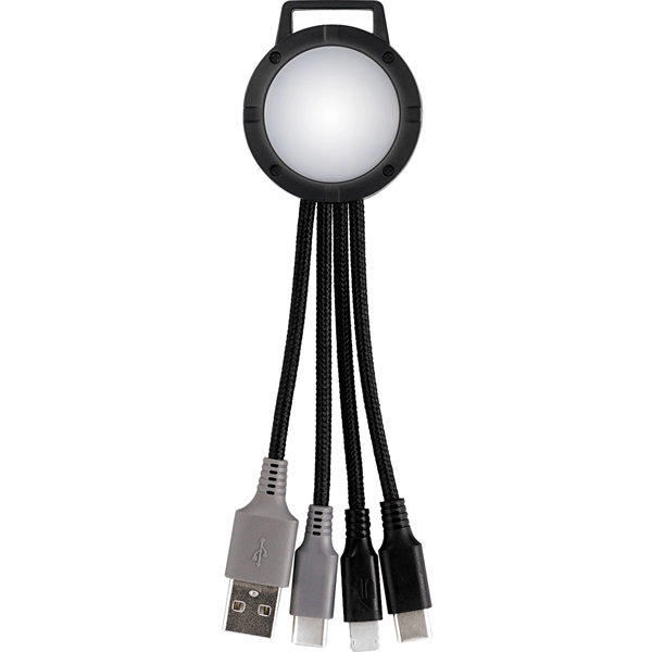 Light Up Two Tone 3-in-1 Duo Charging Cable... from ASI 30208 A P Specialties / AP Specialties
