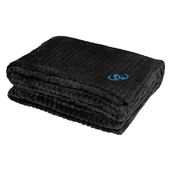 Cozy plush blanket made of 100% polyester and measuring 60" x... from ASI 61125 Hit Promotional Products / Hit®