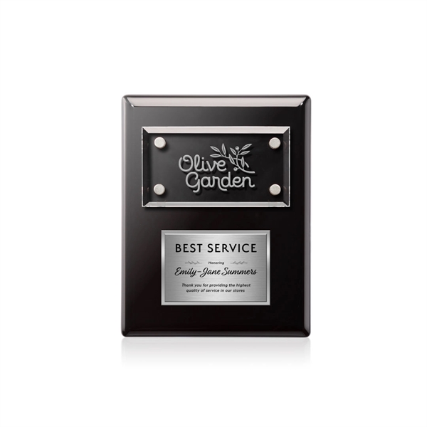 Gossamer Plaque - Black/Silver... from ASI 84592 St Regis Group / St Regis