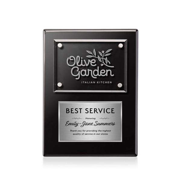 Gossamer Plaque - Black/Silver... from ASI 84592 St Regis Group / St Regis