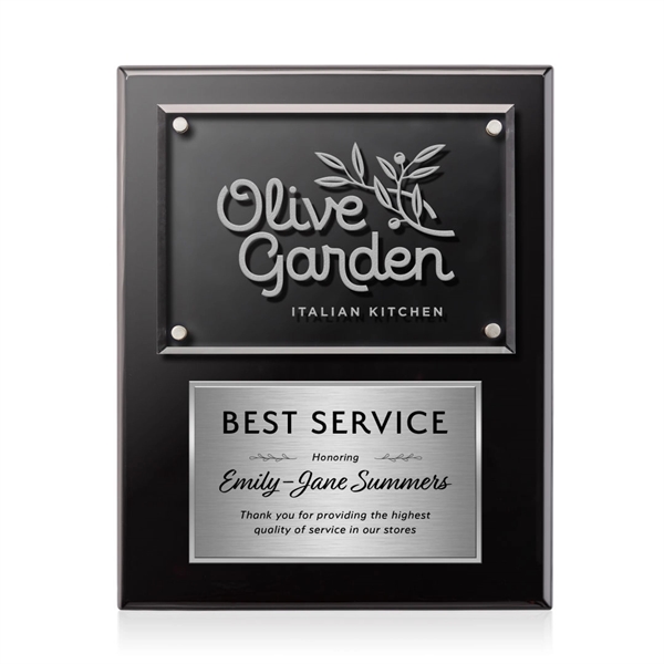 Gossamer Plaque - Black/Silver... from ASI 84592 St Regis Group / St Regis