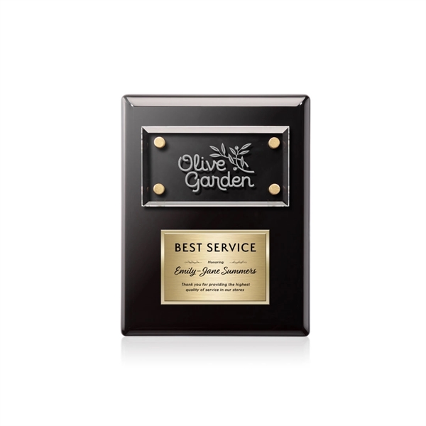 Gossamer Plaque - Black/Gold... from ASI 84592 St Regis Group / St Regis