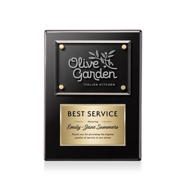 Gossamer Plaque - Black/Gold... from ASI 84592 St Regis Group / St Regis