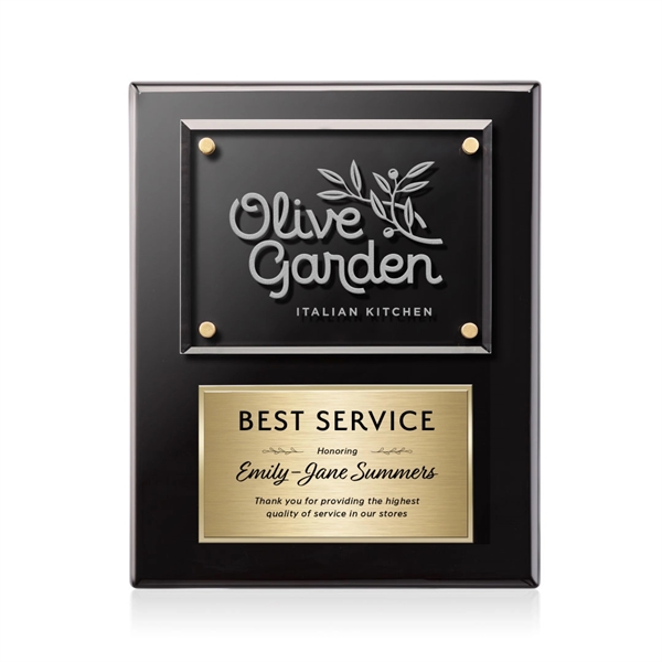 Gossamer Plaque - Black/Gold... from ASI 84592 St Regis Group / St Regis