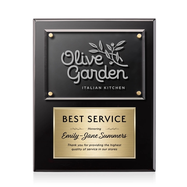 Gossamer Plaque - Black/Gold... from ASI 84592 St Regis Group / St Regis