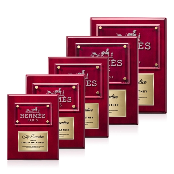 Gossamer Plaque - Rosewood/Gold... from ASI 84592 St Regis Group / St Regis