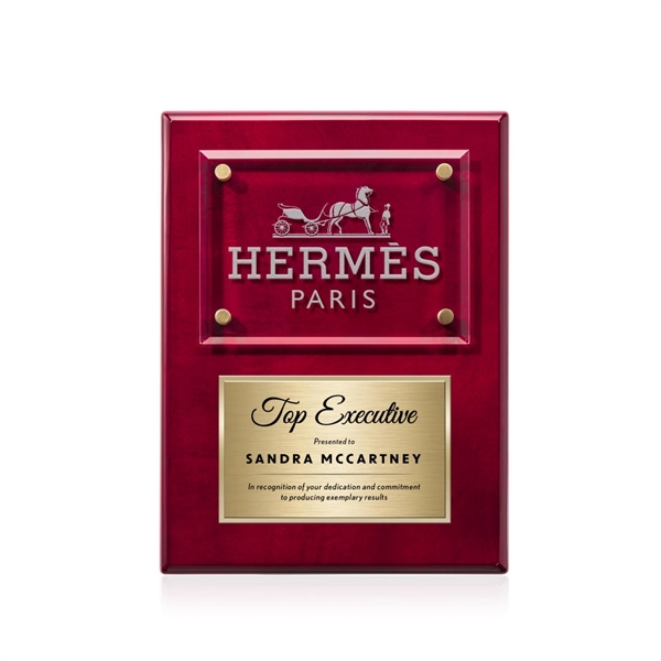 Gossamer Plaque - Rosewood/Gold... from ASI 84592 St Regis Group / St Regis