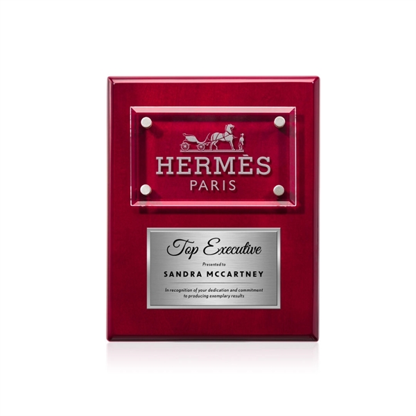 Gossamer Plaque - Rosewood/Silver... from ASI 84592 St Regis Group / St Regis