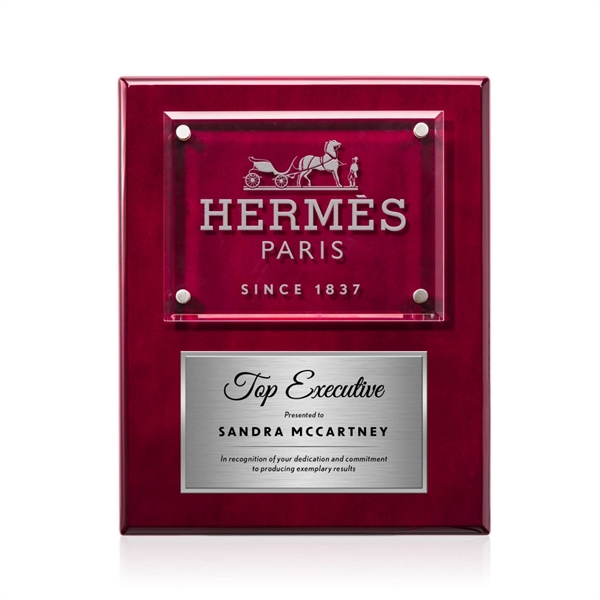 Gossamer Plaque - Rosewood/Silver... from ASI 84592 St Regis Group / St Regis