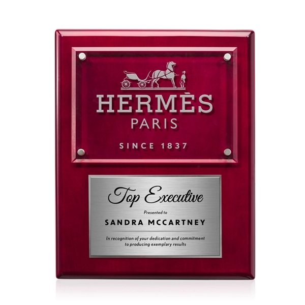 Gossamer Plaque - Rosewood/Silver... from ASI 84592 St Regis Group / St Regis