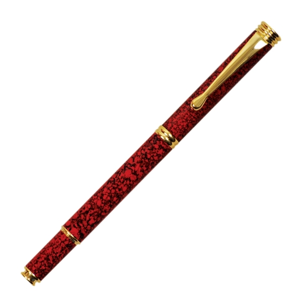 Cap-off brass rollerball with marble color coating... from ASI 68190 Lungsal / Lungsal