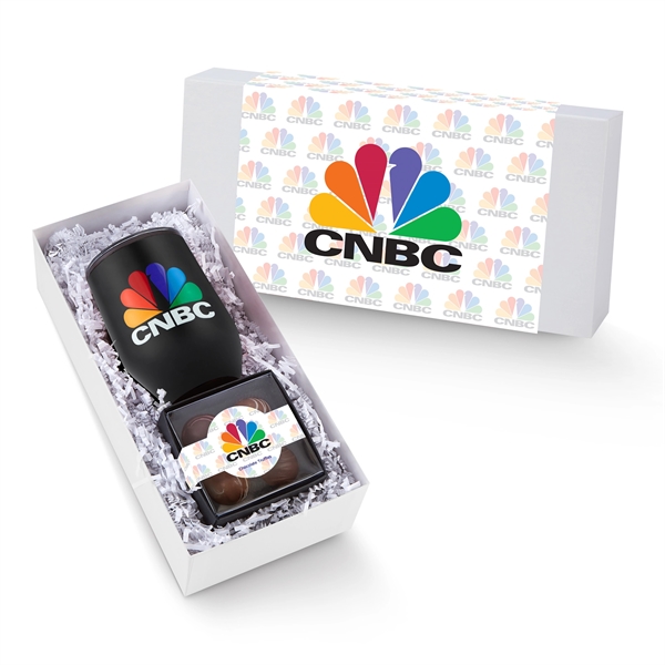 12 oz. Stemless Wine Tumbler and a 4 pack of Belgian... from ASI 71685 Midnite Snax® / Promo Revolution