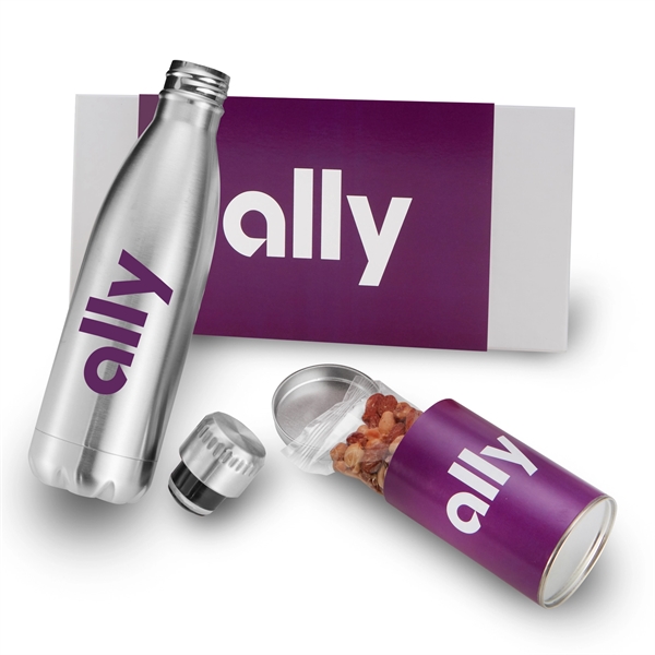 17 oz. Vacuum Sealed Water Bottle paired with a tube of... from ASI 71685 Midnite Snax® / Promo Revolution