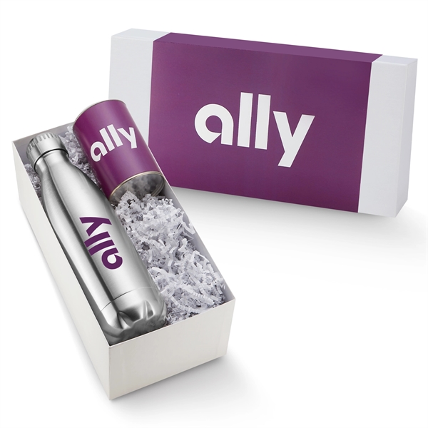 17 oz. Vacuum Sealed Water Bottle paired with a tube of... from ASI 71685 Midnite Snax® / Promo Revolution