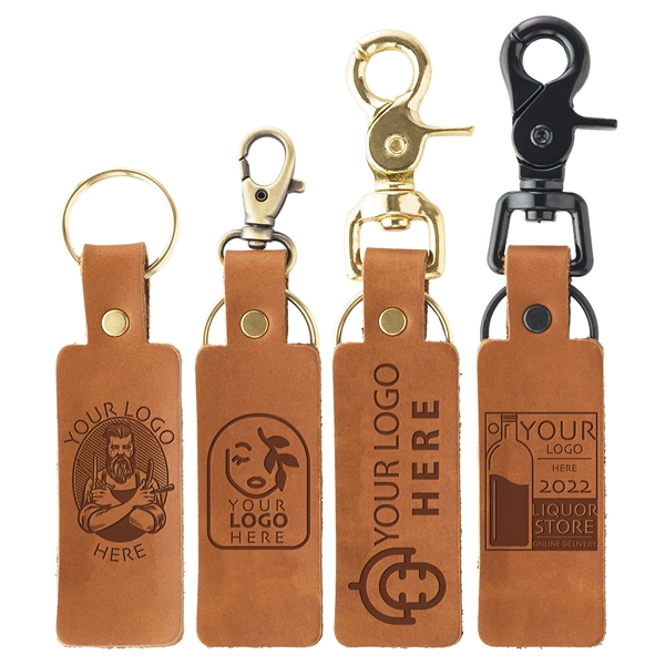 100% genuine leather simple keychain with multiple closure options.  Get... from ASI 75126 Oowee Products / OOWEE PRODUCTS