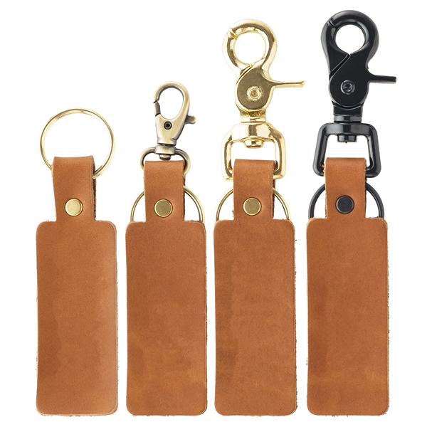 100% genuine leather simple keychain with multiple closure options.  Get... from ASI 75126 Oowee Products / OOWEE PRODUCTS