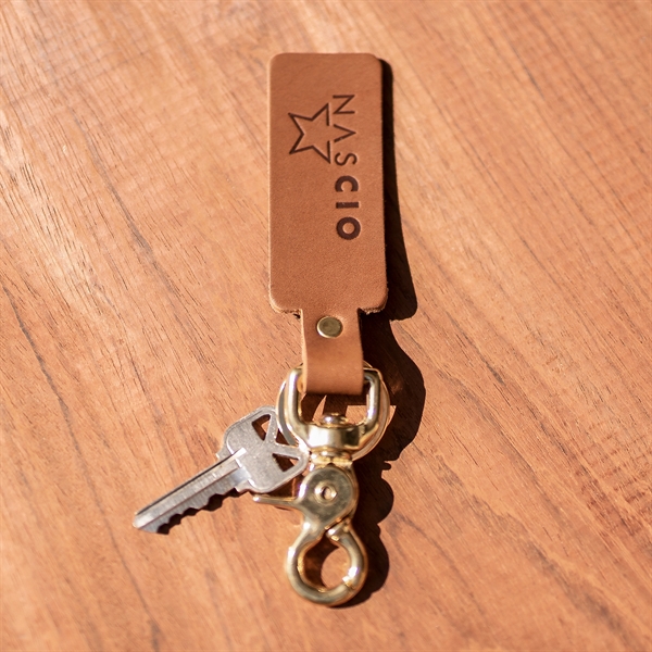 100% genuine leather simple keychain with multiple closure options.  Get... from ASI 75126 Oowee Products / OOWEE PRODUCTS