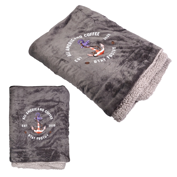 Sherpa Fleece Blanket... from ASI 30208 A P Specialties / AP Specialties