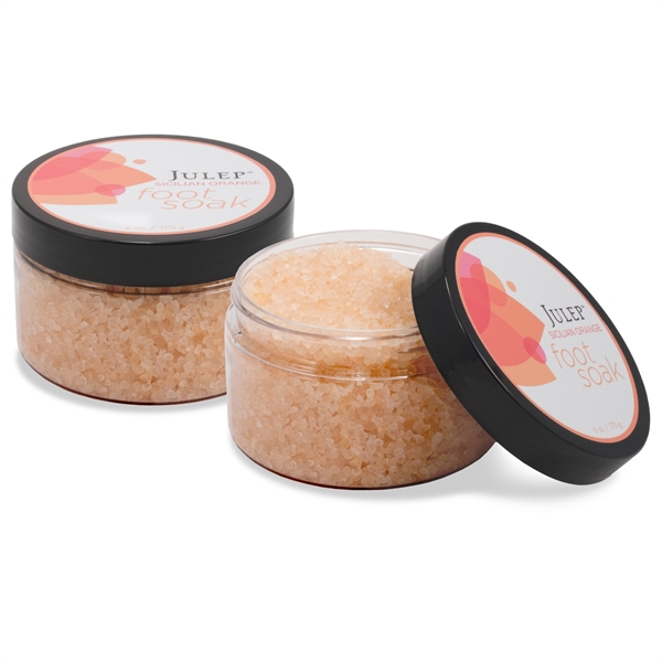 6 oz. Aromatherapy Bath Salts Jar with Black Lid, made in... from ASI 38850 Bath Promotions / Bath Promotions
