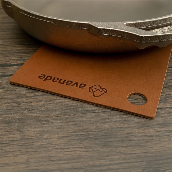 Genuine leather potholder or trivet will make your dinner guest envious.... from ASI 75126 Oowee Products