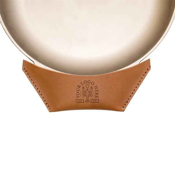 100% genuine full-grain leather skillet edge handle cover for medium and... from ASI 75126 Oowee Products