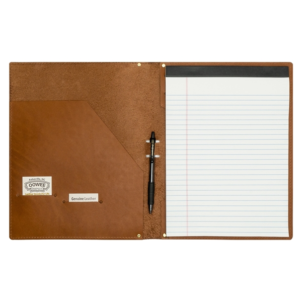 Classic full-grain leather padfolio with 8.5" x 11" pad. Keep your... from ASI 75126 Oowee Products