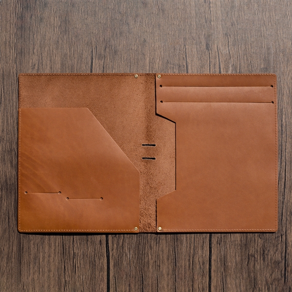 Classic full-grain leather padfolio with 8.5" x 11" pad. Keep your... from ASI 75126 Oowee Products