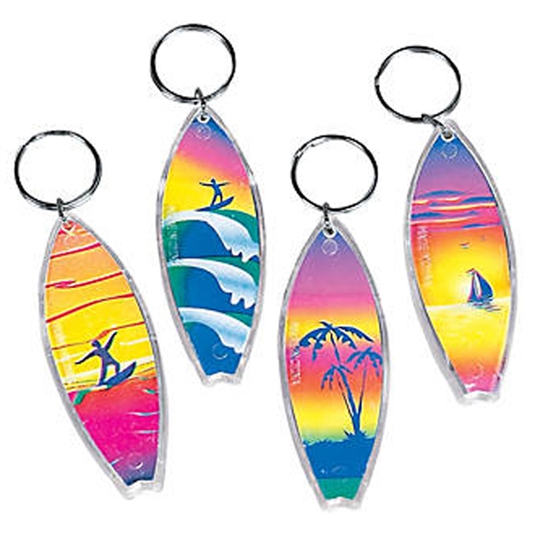 Surfboard Keychain... from ASI 85620 H M Schmidt Co Inc