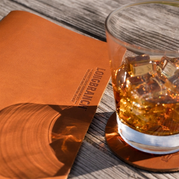 Genuine Leather Horizontal Menu Cover. Closed (5.75"w x 9.25"h) Open Size... from ASI 75126 Oowee Products