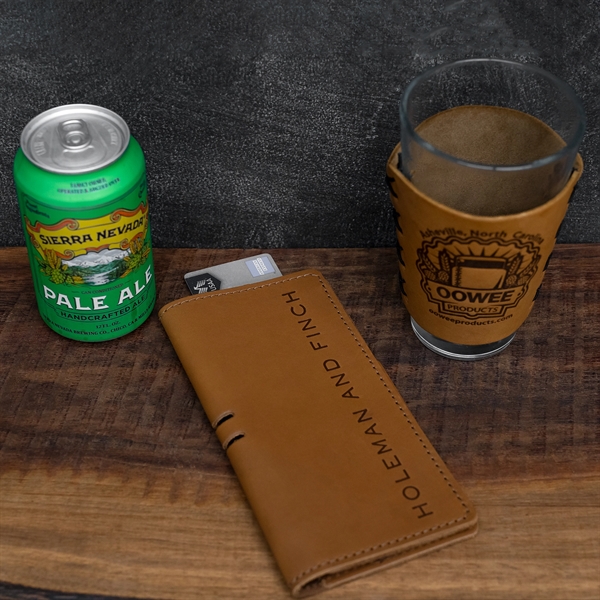 Check Presenter -2 Pocket/Riveted Card Holder -- Closed (4"w x 7.5"h)... from ASI 75126 Oowee Products