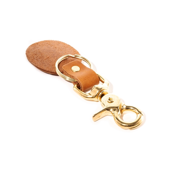 100% Full-Grain Oval Leather Keychain with multiple closure options. Handcrafted in... from ASI 75126 Oowee Products / OOWEE PRODUCTS