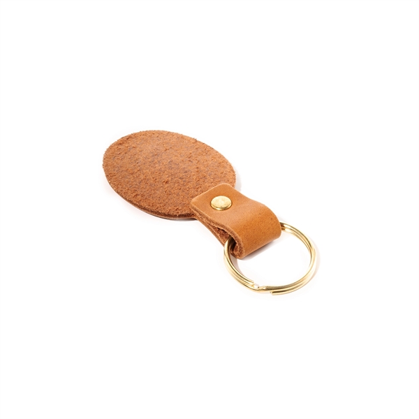 100% Full-Grain Oval Leather Keychain with multiple closure options. Handcrafted in... from ASI 75126 Oowee Products / OOWEE PRODUCTS