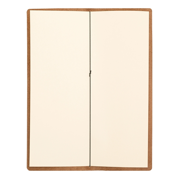 Genuine leather Simple Menu Cover Vertical - Closed (5.75"w x 9.25"h)... from ASI 75126 Oowee Products