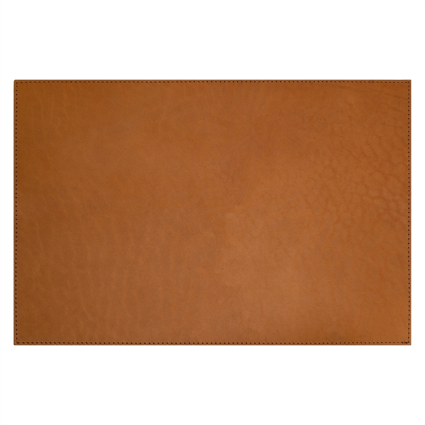 100 Genuine Leather 18" x 12" Gun Mat with a decorative... from ASI 75126 Oowee Products
