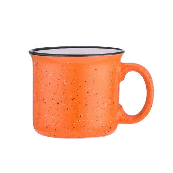 Speckled, coffee ceramic mug. Improve your marketing performance during trade shows... from ASI 41511 Brainchild USA Inc / BrainChild Gift Club