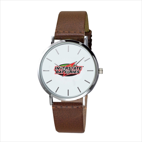 Men's Plexus Leather Strap Watch 40mm.... from ASI 86230 Selco