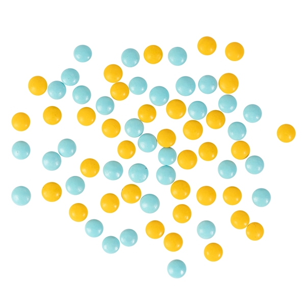 Full-color tube DigiBags filled with 3 oz. of chocolate buttons candy.... from ASI 44900 NC Custom (CI/Lanco)