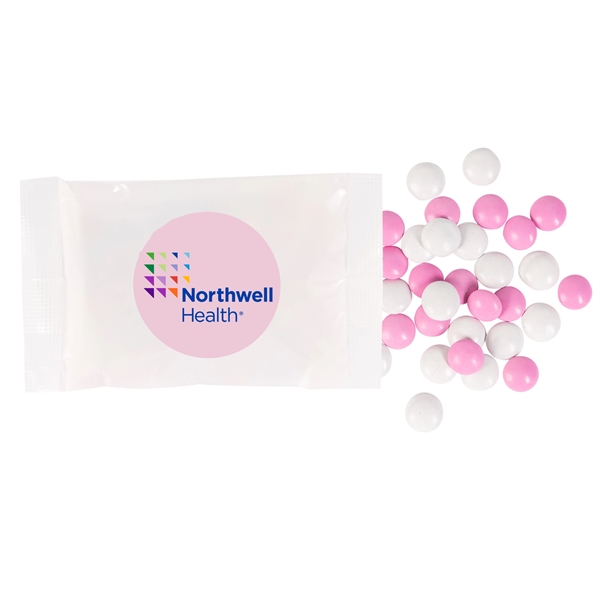 Chocolate buttons in a 3" x 4" bag, 1 oz.... from ASI 44900 NC Custom (CI/Lanco)