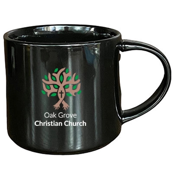 16 oz. stackable mug made of ceramic with a gloss finish.... from ASI 46573 Cooper & Clement Inc