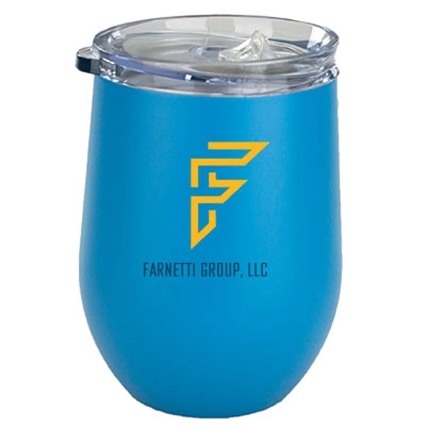 12 oz. stemless wine glass made of stainless steel with a... from ASI 46573 Cooper & Clement Inc