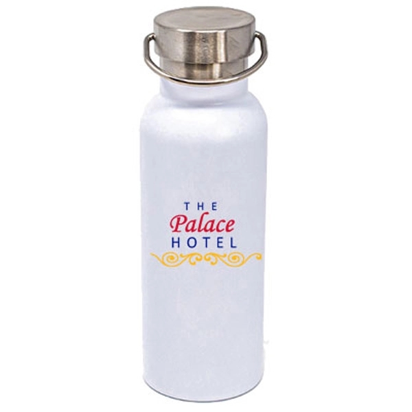 17 oz. double wall stainless steel bottle with vacuum insulation, brushed... from ASI 46573 Cooper & Clement Inc