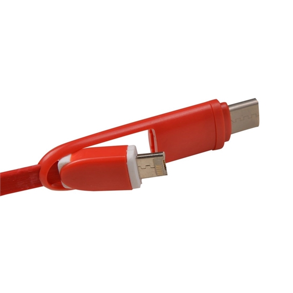 Retractable charging cable + free 1c silkscreen imprint on 1p... from ASI 37218 Athena Promo (tm)