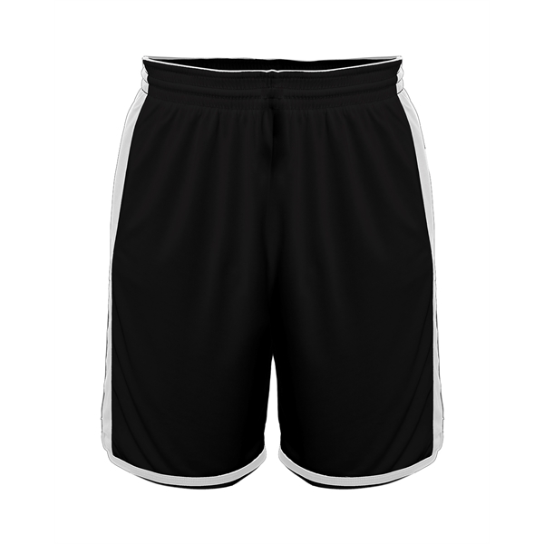 Reversible crossover youth short made of 100% colorfast polyester microfiber.... from ASI 37461 Augusta Sportswear